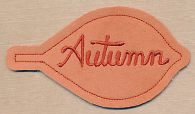 Autumn Leaf Tag (In-the-Hoop)