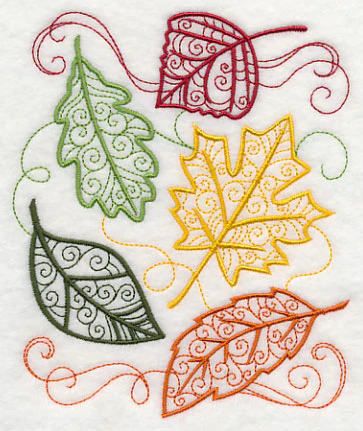 Autumn Leaves in Flight - Image 3