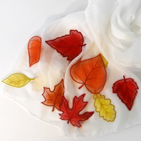 Autumn Magic - Goat Willow Leaf (Organza) - Image 6