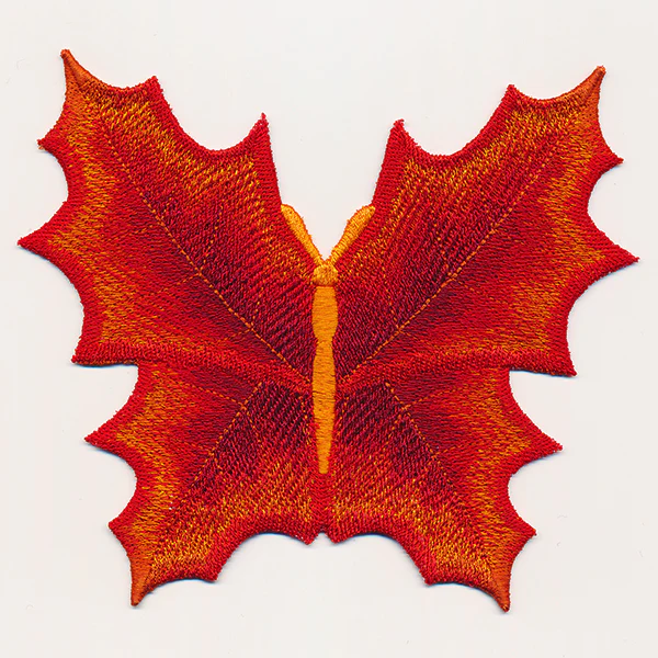 Autumn Maple Leaf Butterfly (In-the-Hoop) - Image 2