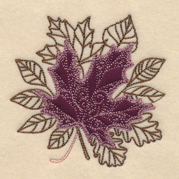 Autumn Maple Leaf (Heirloom Applique) - Image 5
