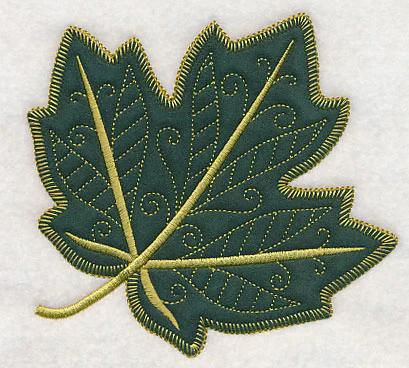Autumn Maple Leaf (Heirloom Applique) - Image 3