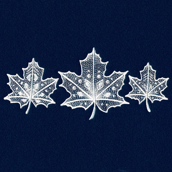 Autumn Maple Leaf Trio - Image 4