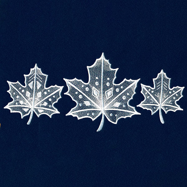 Autumn Maple Leaf Trio - Image 5