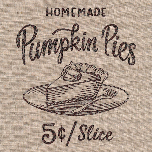 Autumn Market - Homemade Pumpkin Pies - Image 2