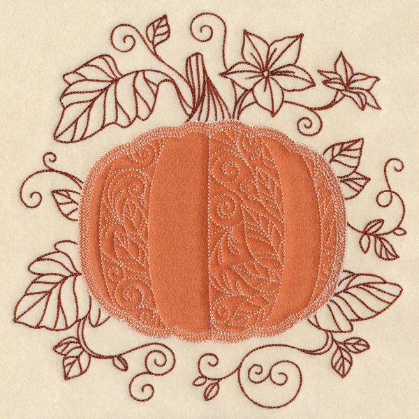 Autumn Pumpkin (Heirloom Applique) - Image 6