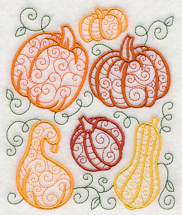 Autumn Pumpkins and Gourds - Image 3