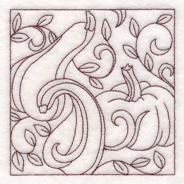 Autumn Quilting Gourds (Double Run) - Image 5