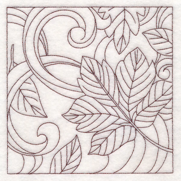 Autumn Quilting Leaves 2 (Double Run) - Image 3