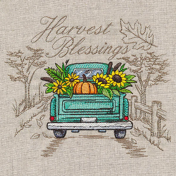 Autumn Retro Truck Medley - Image 3