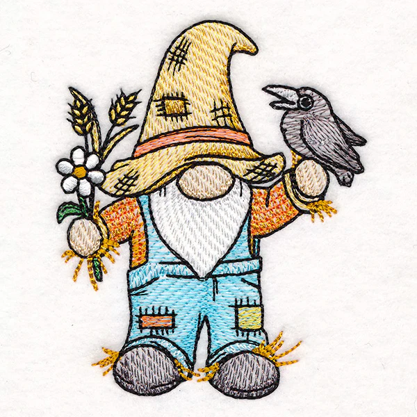 Autumn Scarecrow Gnome - Male - Image 3