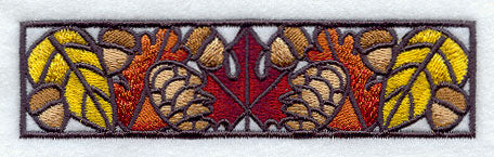 Autumn Stained Glass Border - Image 2