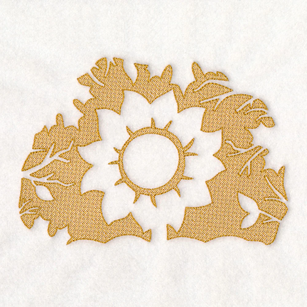 Autumn Sunflower (Embossed) - Image 5
