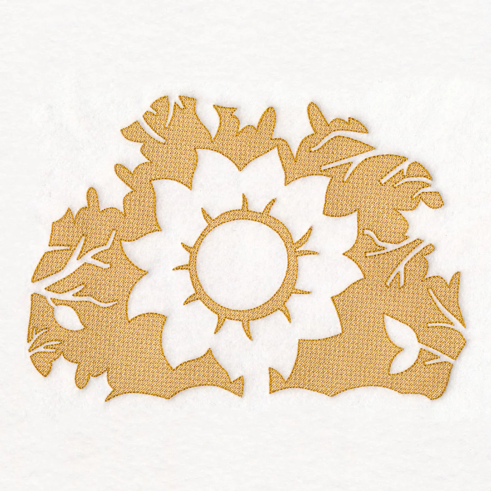 Autumn Sunflower (Embossed) - Image 6