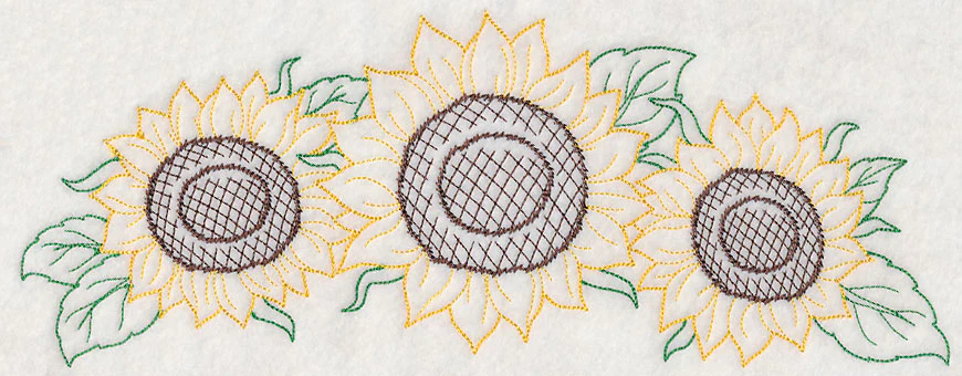 Autumn Sunflower Spray (Vintage) - Image 6