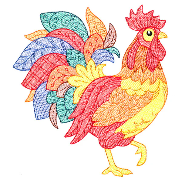 Autumn Time Rooster - Image 11
