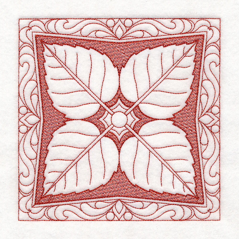 Autumn Treasures Aspen Leaf (Trapunto) - Image 4