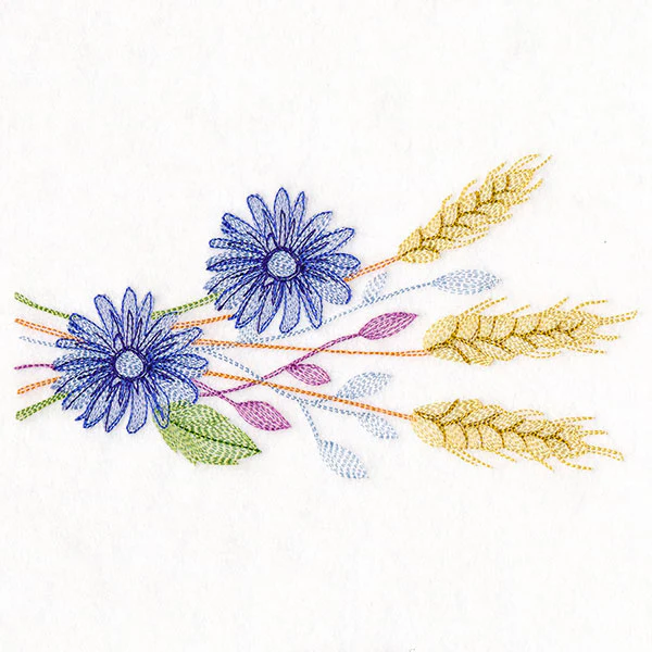 Autumn Wheat in Bloom Border - Image 3