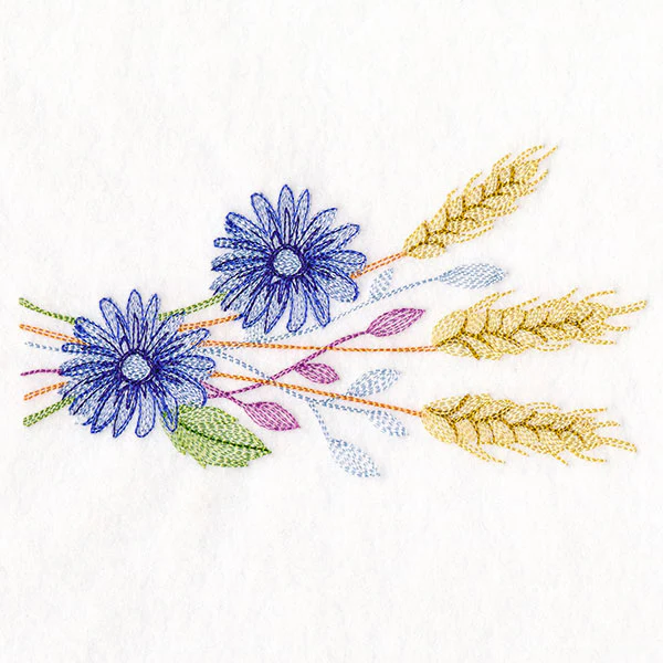 Autumn Wheat in Bloom Border - Image 4