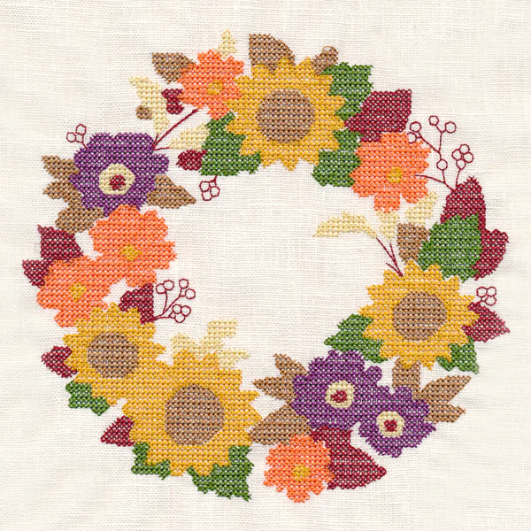 Autumn Wreath (Cross Stitch) - Image 2
