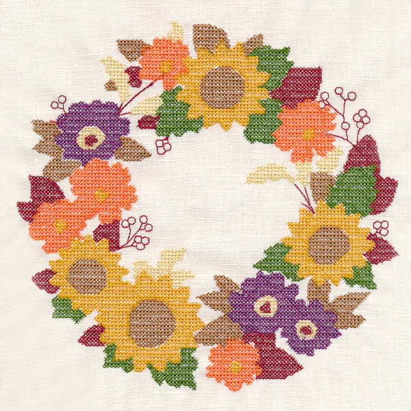 Autumn Wreath (Cross Stitch) - Image 5