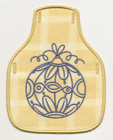 Avant Garde Flower Bottle Apron (In-the-Hoop)