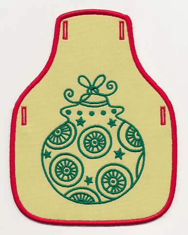 Avant Garde Stars Bottle Apron (In-the-Hoop)