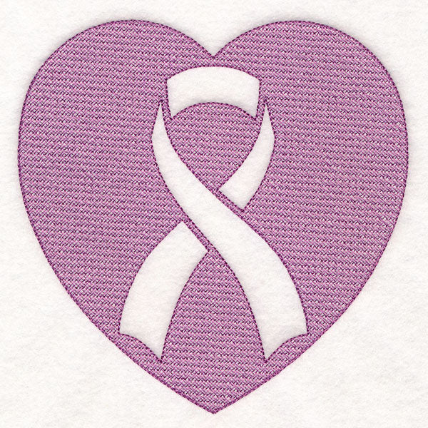 Awareness Ribbon Heart (Embossed) - Image 9