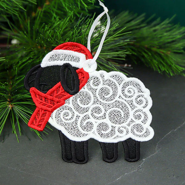 Ba La La Black Sheep Ornament (Lace) - Image 6