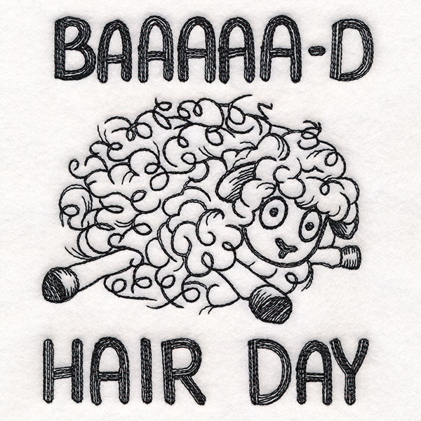 Baa-d Hair Day Sheep - Image 4