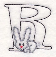 Baby Animals Letter R (Vintage) - 4 1/2 Inch - Image 3
