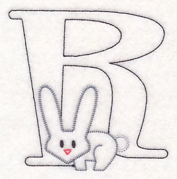 Baby Animals Letter R (Vintage) - 4 1/2 Inch - Image 4