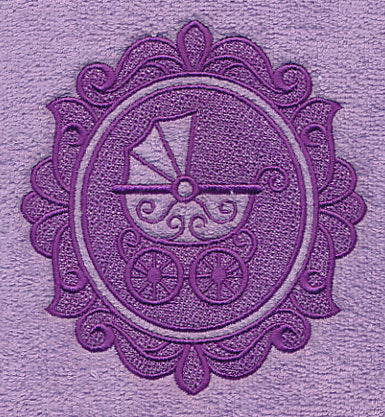 Baby Pram (Embossed) - Image 3