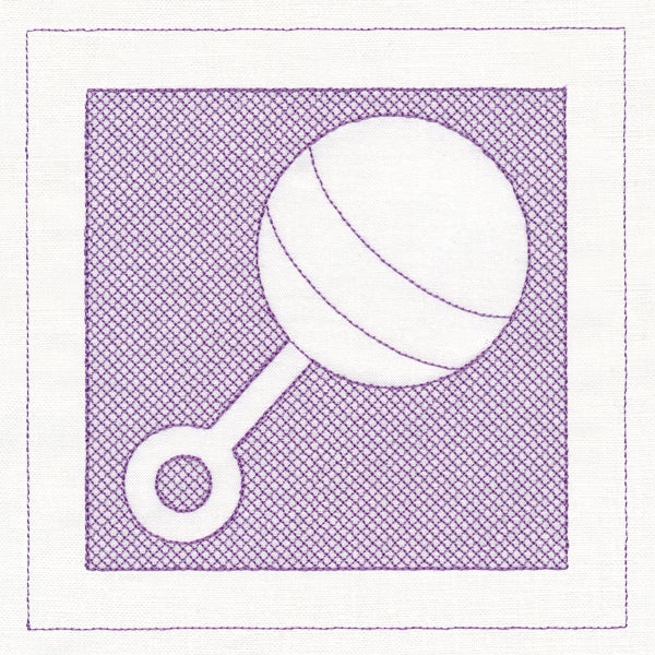 Baby Rattle (Trapunto) - Image 3