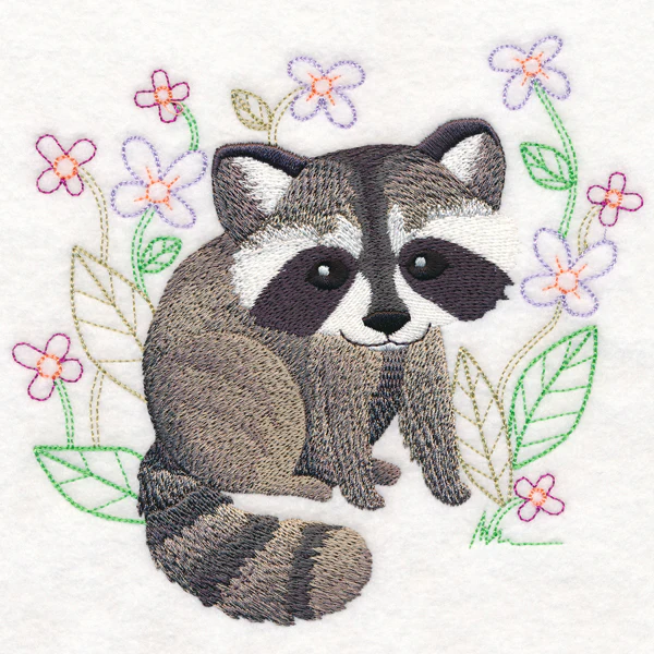 Baby Woodland Animals - Raccoon - Image 4