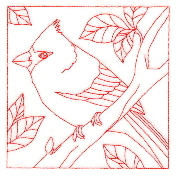 Backyard Birds Quilting - Cardinal (Double Run) - Image 4