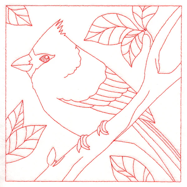 Backyard Birds Quilting - Cardinal (Double Run) - Image 6
