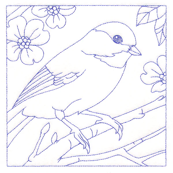 Backyard Birds Quilting - Chickadee (Double Run) - Image 3