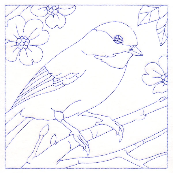 Backyard Birds Quilting - Chickadee (Double Run) - Image 6