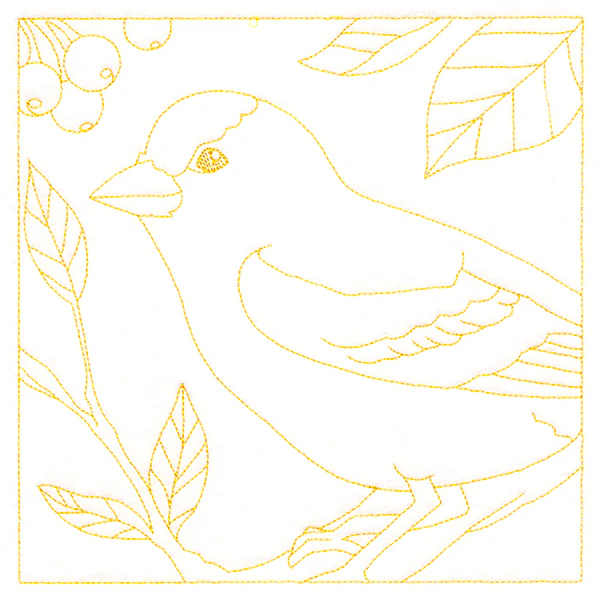 Backyard Birds Quilting - Goldfinch (Double Run) - Image 2