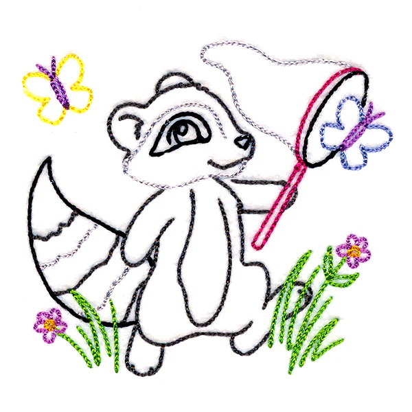 Backyard Friends - Raccoon (Vintage) - Image 3