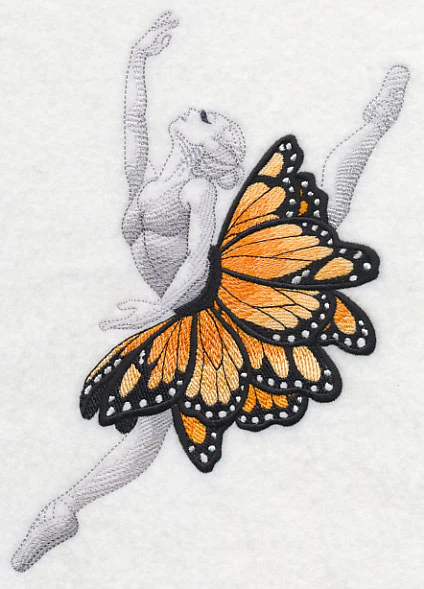 Ballerina Dancer with Butterflies - Image 2