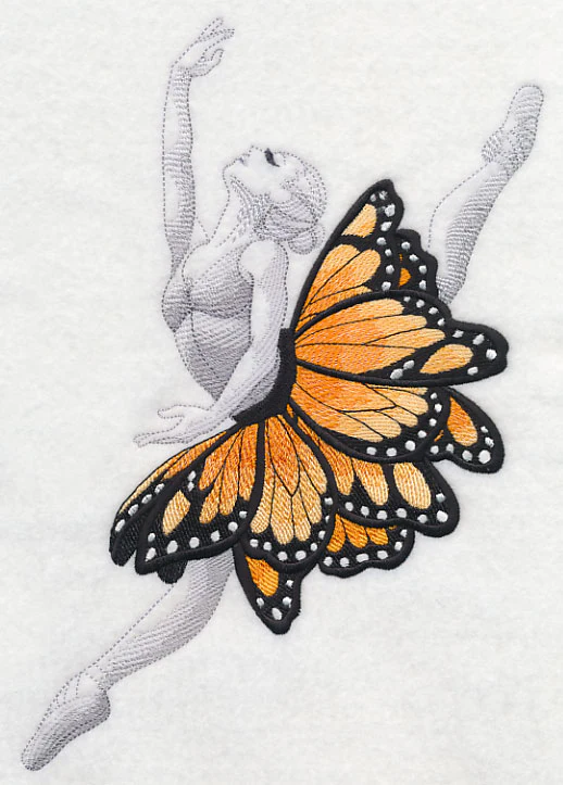 Ballerina Dancer with Butterflies - Image 4