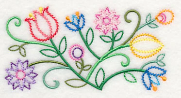 Ballet of Blooms Border (Vintage) - Image 4