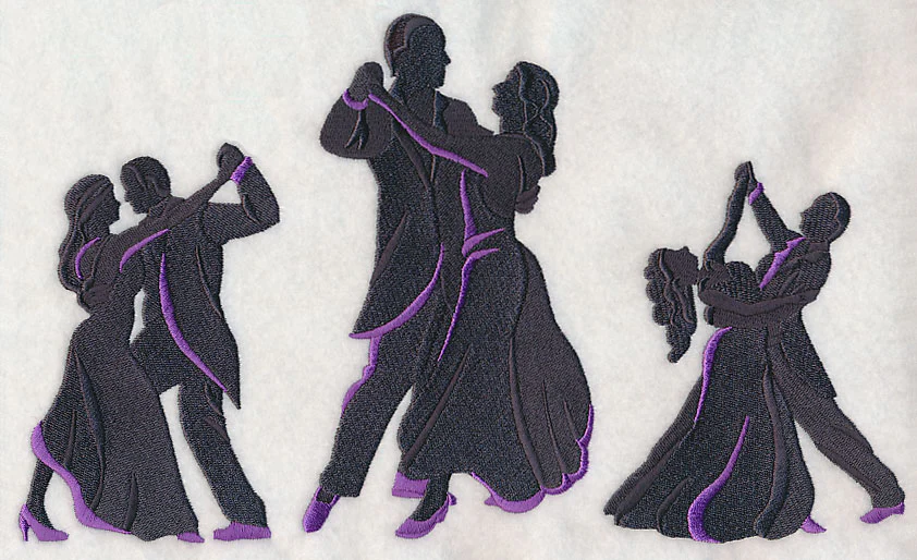 Ballroom Silhouette Trio - Image 5