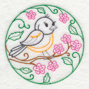 Baltimore Oriole and Cherry Blossoms (Vintage) - Image 5