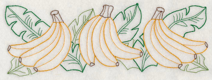 Banana Bunch Border (Vintage) - Image 2