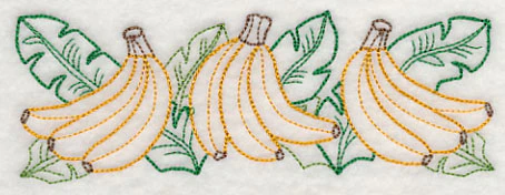 Banana Bunch Border (Vintage) - Image 4