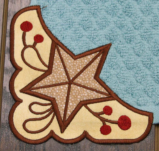 Barn Star Corner - Left (Edgy Applique) - Image 3