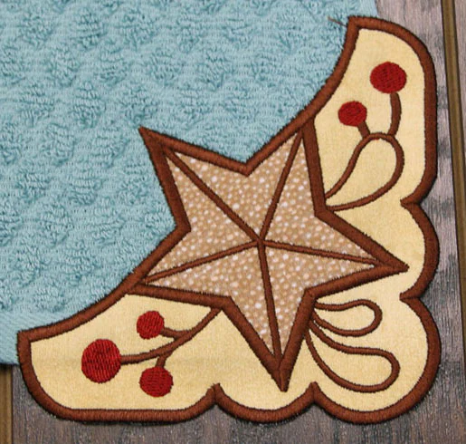 Barn Star Corner - Right (Edgy Applique) - Image 3